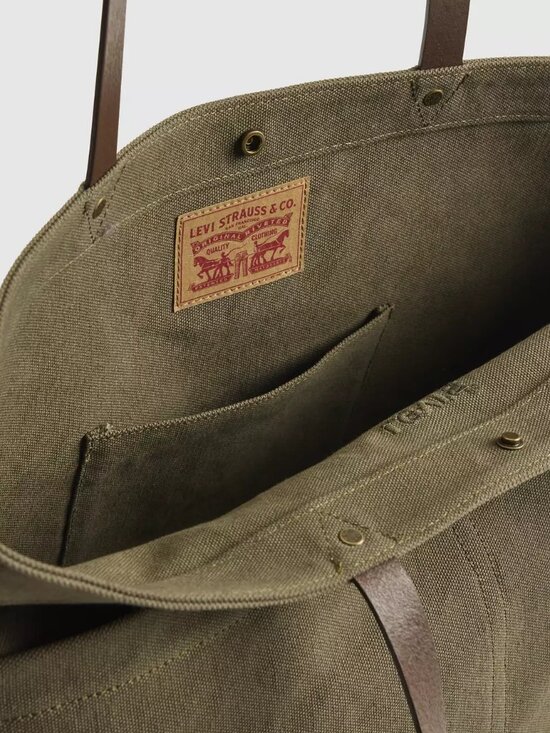 Levi's Green Heritage Tote-all Bag/NWT - Picture 5 of 16